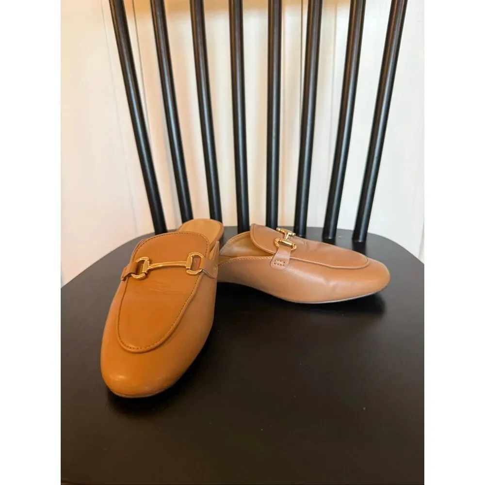 J.Crew bit cedar wood vegan leather loafer size 7 - Picture 8 of 9